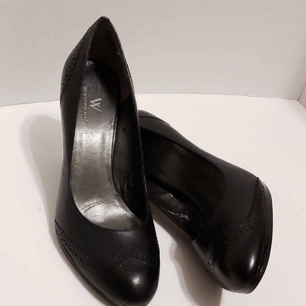 Worthington *Leather Saddle Heels * Sz 8.5*E